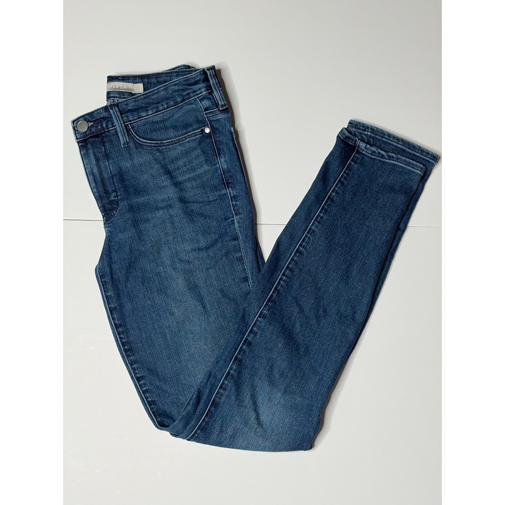 Athleta Sculptek Skinny Jeans Womens 4T Tall Dark Wash Denim Sculpting Stretch